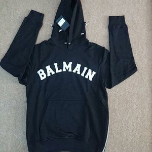 Balmain Men Black Hoodie